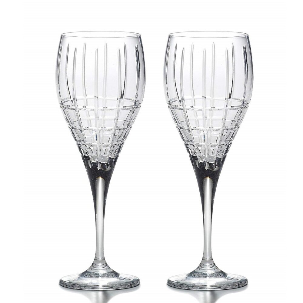 brand new w/ tags Boxed Set of 2 Mikasa Avenue 11.5 oz Goblets / Wine Glasses